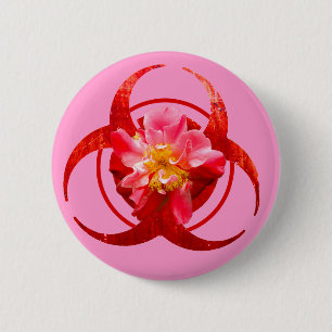Sick Orchid 6 Cm Round Badge