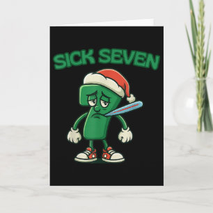 Sick Seven 67 Cartoon Character Christmas Fun For Card