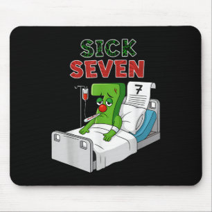 Sick Seven 67 Costume Fun 6 7 Meme Wordplay Design Mouse Mat