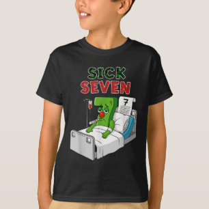 Sick Seven 67 Costume Fun 6 7 Meme Wordplay Design T-Shirt