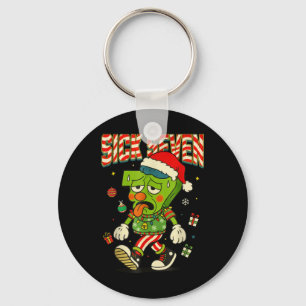 Sick Seven 67 Costume Funny Christmas Santa Men Ki Key Ring