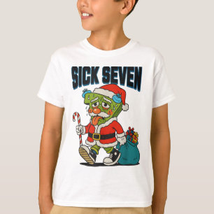 Sick Seven 67 Costume Funny Christmas Santa Men Ki T-Shirt