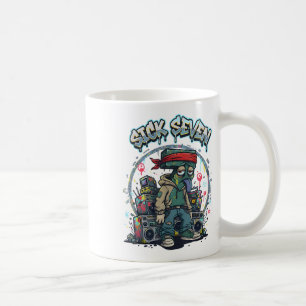 Sick Seven 67 Graffiti Meme Six Seven Fun Street U Coffee Mug
