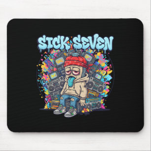 Sick Seven 67 Graffiti Meme Six Seven Fun Street U Mouse Mat