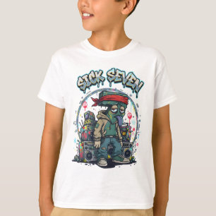Sick Seven 67 Graffiti Meme Six Seven Fun Street U T-Shirt