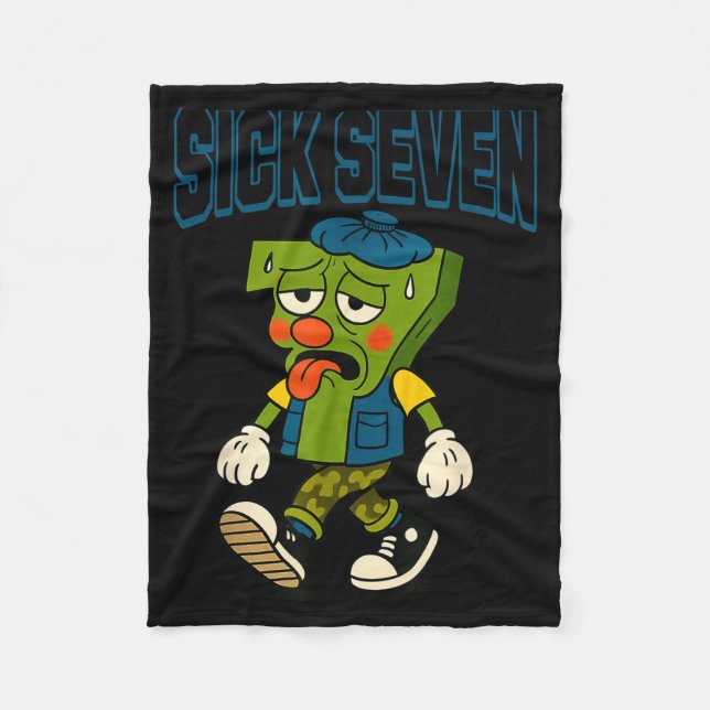 Sick Seven 67 Halloween Costume For Pular Design  Fleece Blanket (Front)