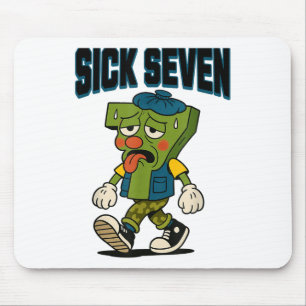 Sick Seven 67 Halloween Costume For Trending Popul Mouse Mat