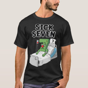 Sick Seven 67 Halloween Costume Fun Wordplay Desig T-Shirt