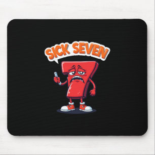Sick Seven 67 Halloween Costume Fun Wordplay Mouse Mat