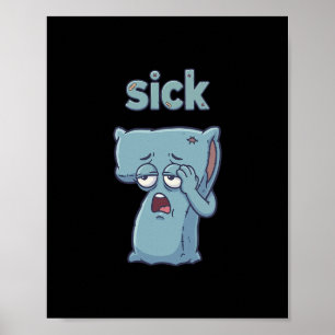 Sick Seven 67 Halloween Costume Six Seven  Poster