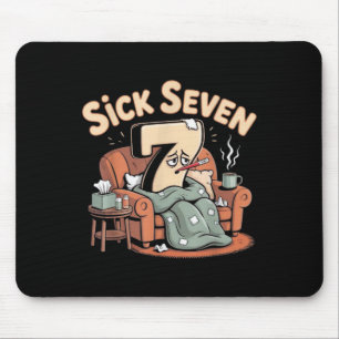 Sick Seven 67 Halloween Six Seven Costume Fun Word Mouse Mat