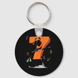 Sick Seven 67 Meme Brainrot Halloween Outfit Idea  Key Ring