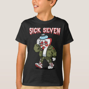 Sick Seven 67 Meme Funny Gen Alpha Slang Brainrot T-Shirt