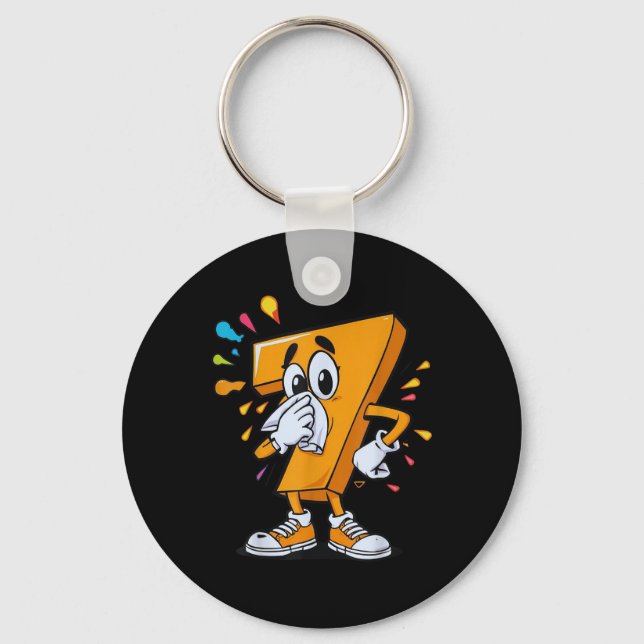 Sick Seven 67 Meme Halloween Costume For Fans  Key Ring (Front)
