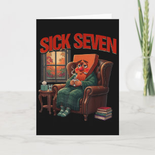 Sick Seven 67 Meme Halloween Costume Funny Cozy Au Card