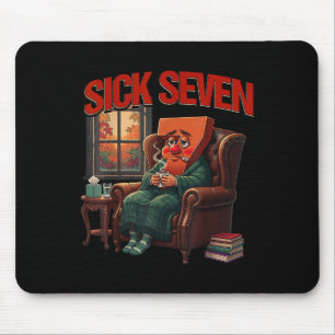 Sick Seven 67 Meme Halloween Costume Funny Cozy Au Mouse Mat