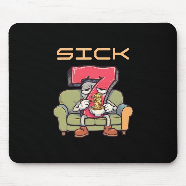 Sick Seven 67 Meme Six Seven 1  Mouse Mat (Front)