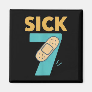 Sick Seven Fun Wordplay Meme 6 7 Six Seven Drip Magnet