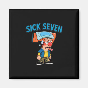Sick Seven Funny Meme 67 Six Seven Halloween Costu Magnet