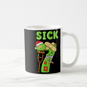 Sick Seven Meme 67 Number Santa Hat Christmas Men Coffee Mug
