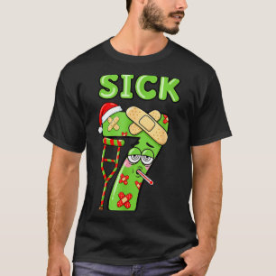 Sick Seven Meme 67 Number Santa Hat Christmas Men  T-Shirt