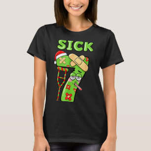 Sick Seven Meme 67 Number Santa Hat Christmas Men  T-Shirt