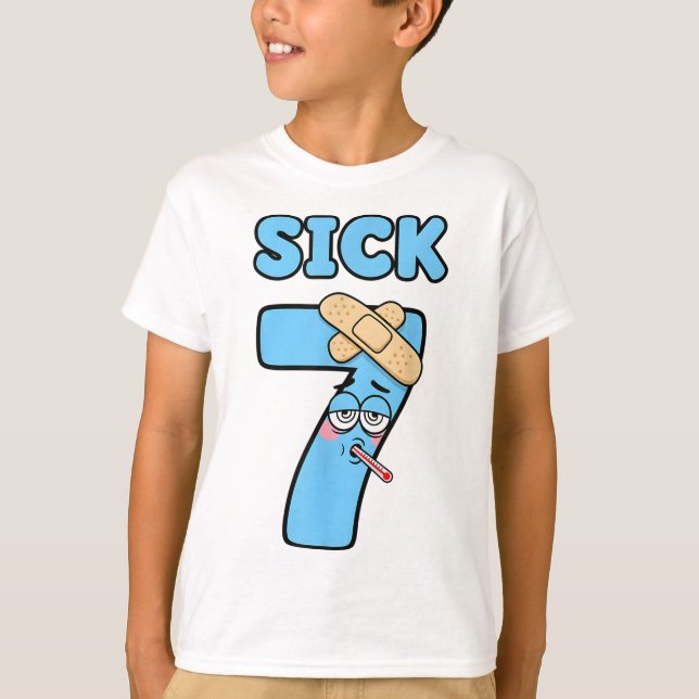 Sick Seven Meme Tee 67 Six Seven Funny Wordplay _1 (Front)