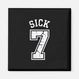 Sick Seven Meme Tee Six Seven Fun Magnet