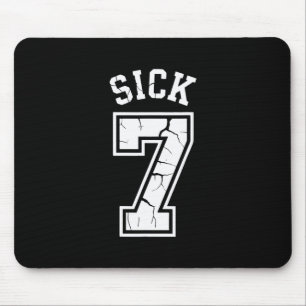 Sick Seven Meme Tee Six Seven Fun Mouse Mat