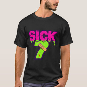 Sick Seven Meme Tee Six Seven Fun Wordplay Drip 