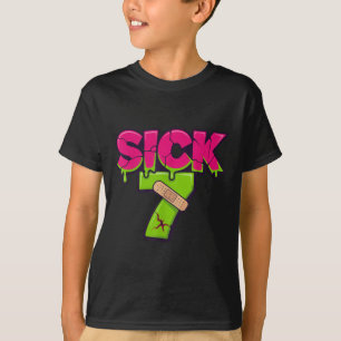 Sick Seven Meme Tee Six Seven Fun Wordplay Drip