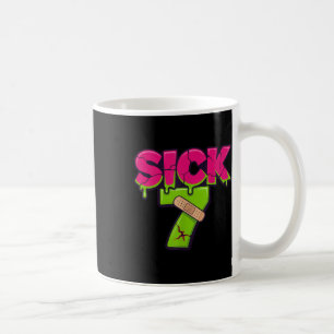 Sick Seven Meme Tee Six Seven Fun Wordplay Drip  Coffee Mug