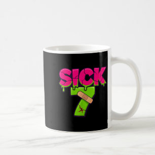 Sick Seven Meme Tee Six Seven Fun Wordplay Drip  Coffee Mug