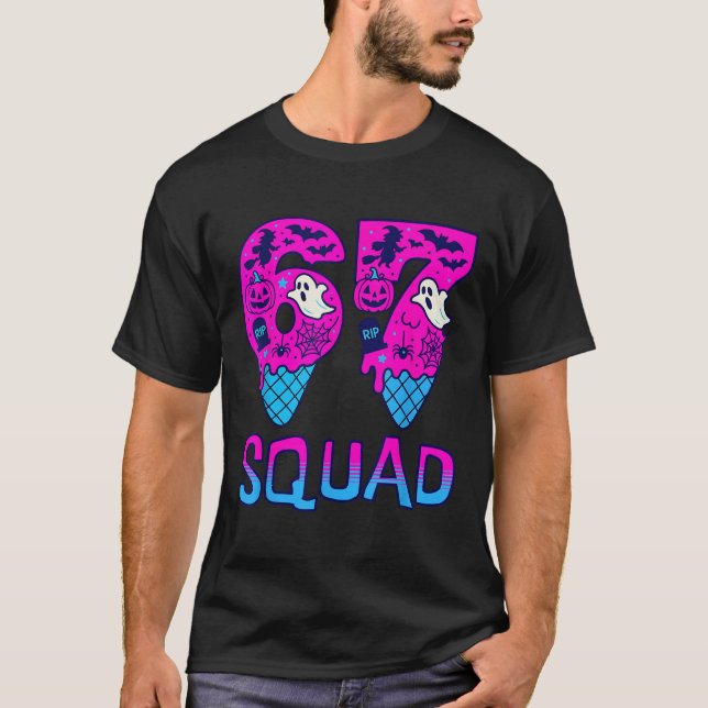 Sick Seven Meme Tee Six Seven Funny 67 Halloween S (Front)