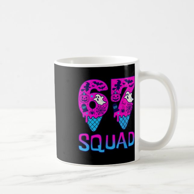 Sick Seven Meme Tee Six Seven Funny 67 Halloween S Coffee Mug (Right)