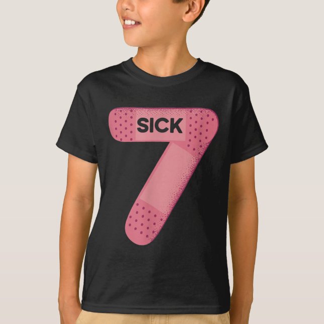Sick Seven Meme Tee Six Seven Funny Wordplay  (Front)