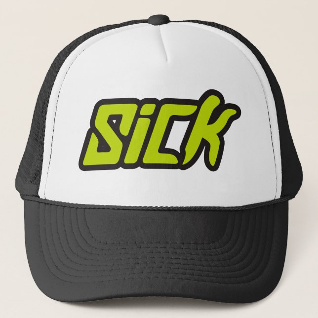 sick trucker hat (Front)