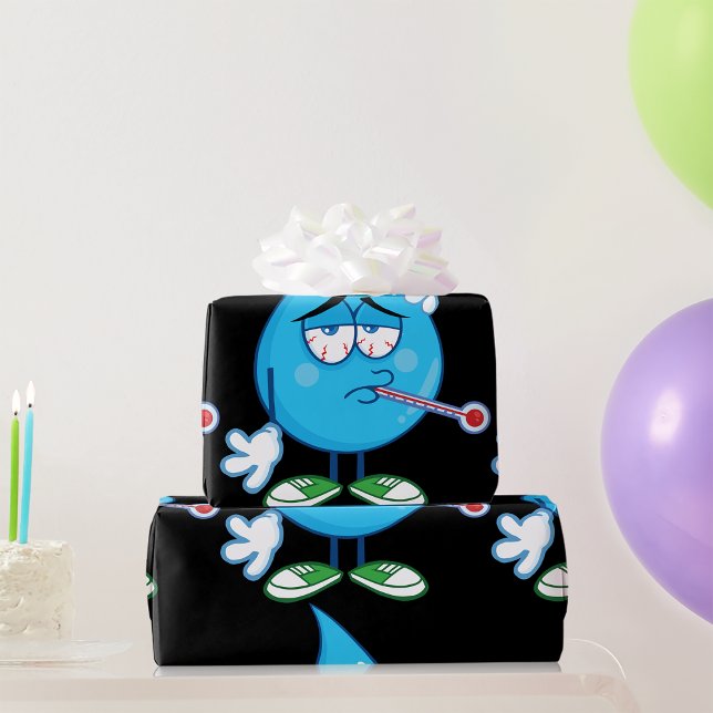 Sick Water Drop Wrapping Paper (Creator Uploaded)