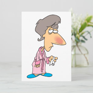 Sick Woman Invitation