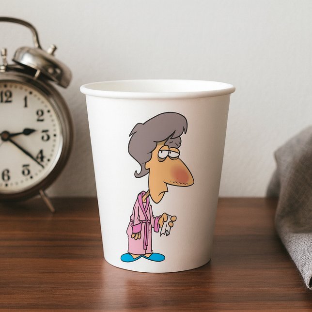 Sick Woman Paper Cups (Creator Uploaded)