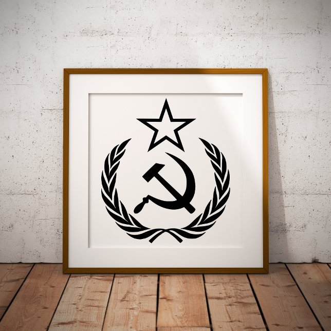 Sickle And Hammer, USSR, CCCP, Communism Poster (Creator Uploaded)