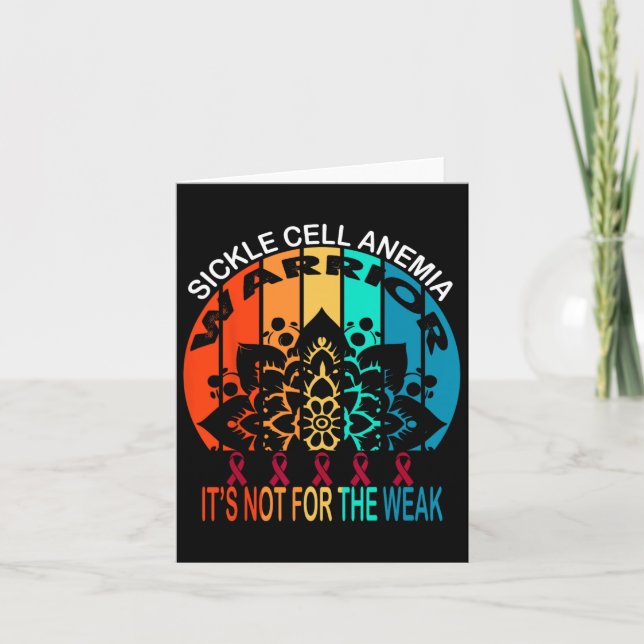 Sickle Cell Anaemia Awareness  Card (Front)