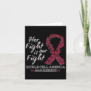 Sickle Cell Anaemia Awareness Month For Him And He Card