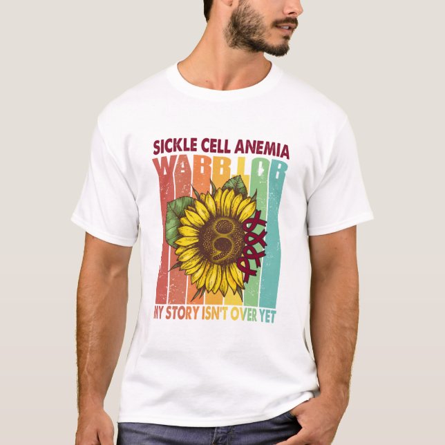 Sickle Cell Anaemia Awareness Month Ribbon Gifts T-Shirt (Front)