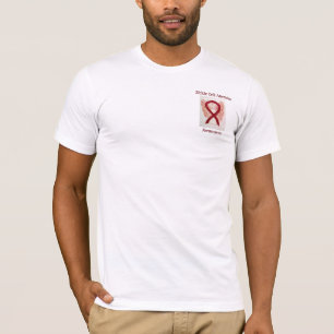 Sickle Cell Anaemia Awareness Ribbon Angel Tee