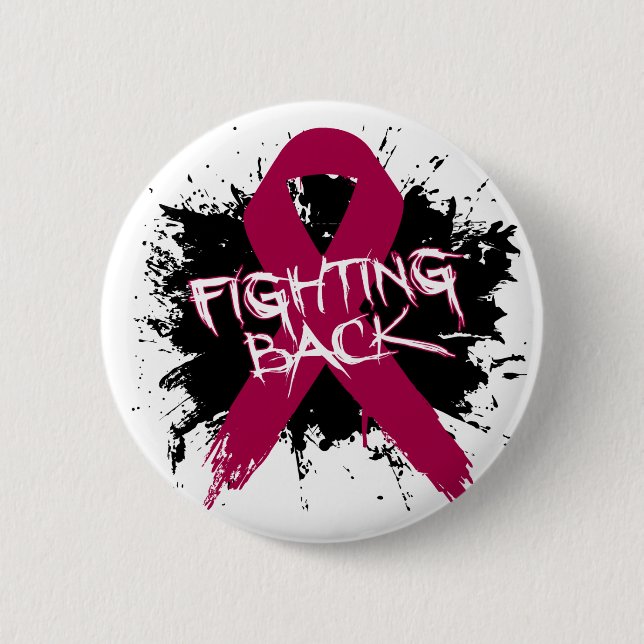 Sickle Cell Anaemia - Fighting Back 6 Cm Round Badge (Front)