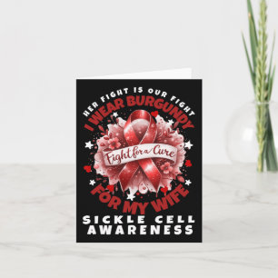 Sickle Cell Anaemia Her Fight Is My Fight Wife Sup Card