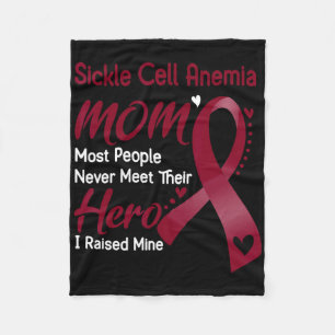 Sickle Cell Anaemia Mum I Raised Mine Fleece Blanket