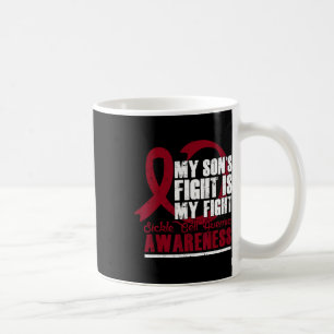 Sickle Cell Anaemia Scd Warrior Burgundy Awareness Coffee Mug
