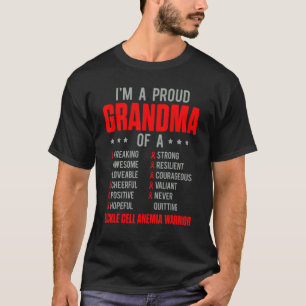 Sickle Cell Anaemia Survivor Proud Grandma Anaemic T-Shirt